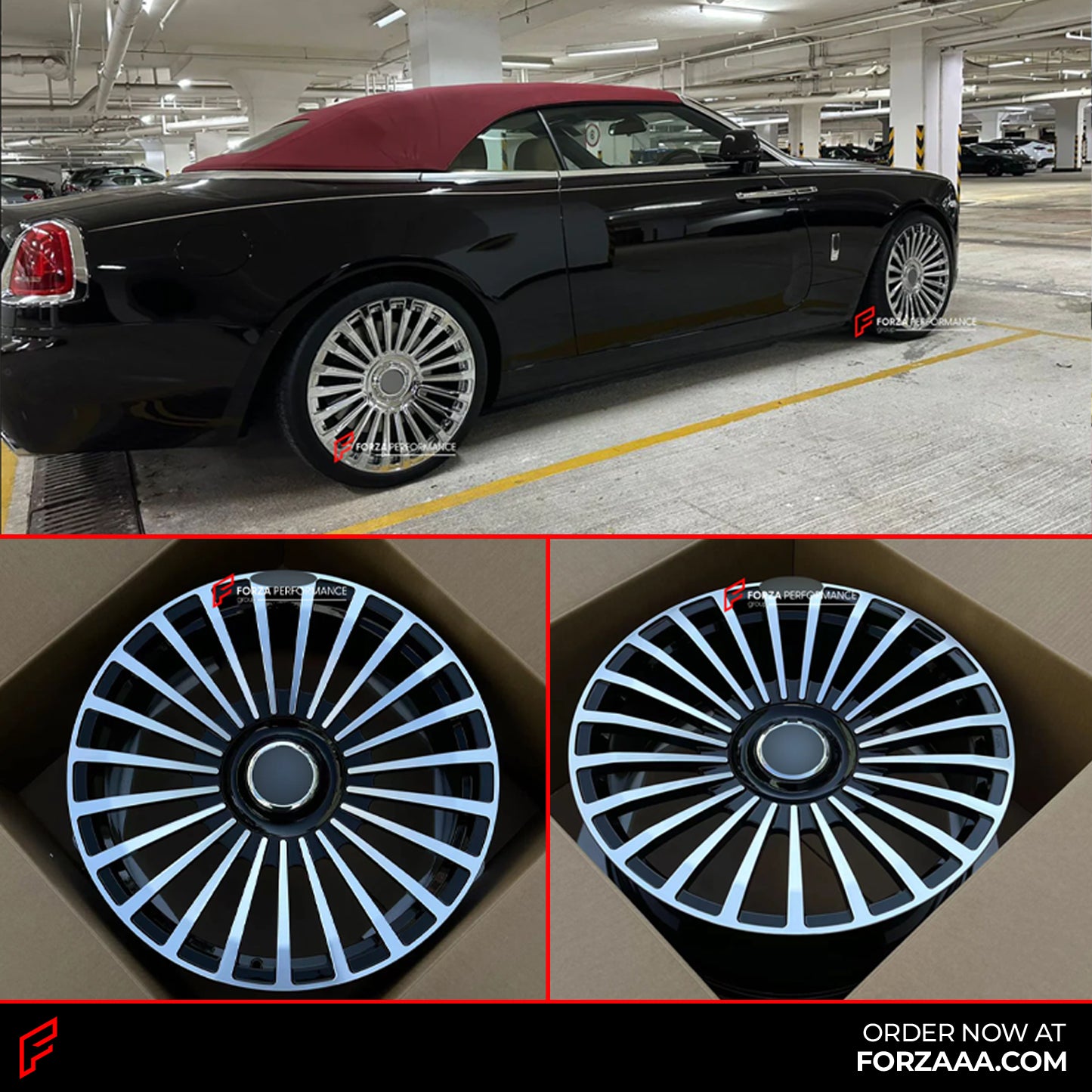 22 INCH КОВАНЫЕ ДИСКИ для ROLLS-ROYCE DAWN