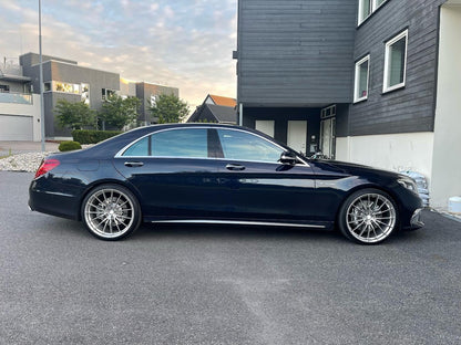 HRE P103 We produced premium quality КОВАНЫЕ ДИСКИ для  MERCEDES BENZ S CLASS W222  Параметры дисков:   Front 22 x 9 ET 31  Rear 22 x 10 ET 35  Окраска: Polished  КОВАНЫЕ ДИСКИ can be produced in any wheel specs by your inquiries and we can provide our specs