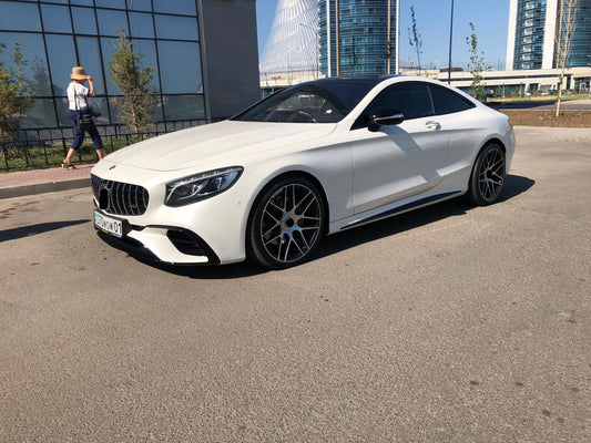 We produced premium quality КОВАНЫЕ ДИСКИ для  MERCEDES BENZ S CLASS COUPE S63 COUPE  Параметры дисков:   Front 20 x 8.5 ET 39  Rear 20 x 9.5 ET 39  Окраска: Machined Face  КОВАНЫЕ ДИСКИ can be produced in any wheel specs by your inquiries and we can provide our specs