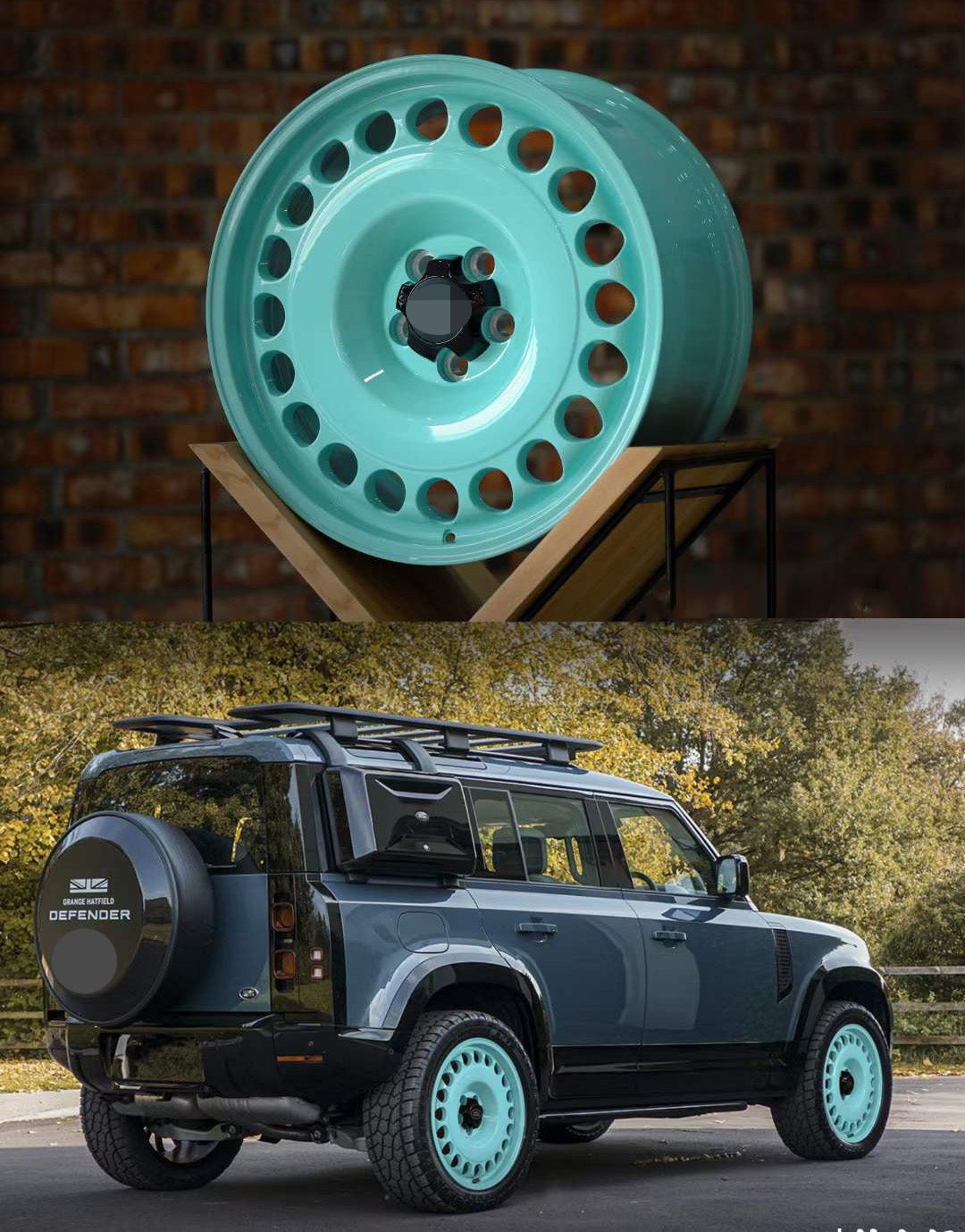 КОВАНЫЕ ДИСКИ Land Rover Defender Tiffany Blue